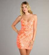 Glow All Out Sequin Bodycon Mini Dress